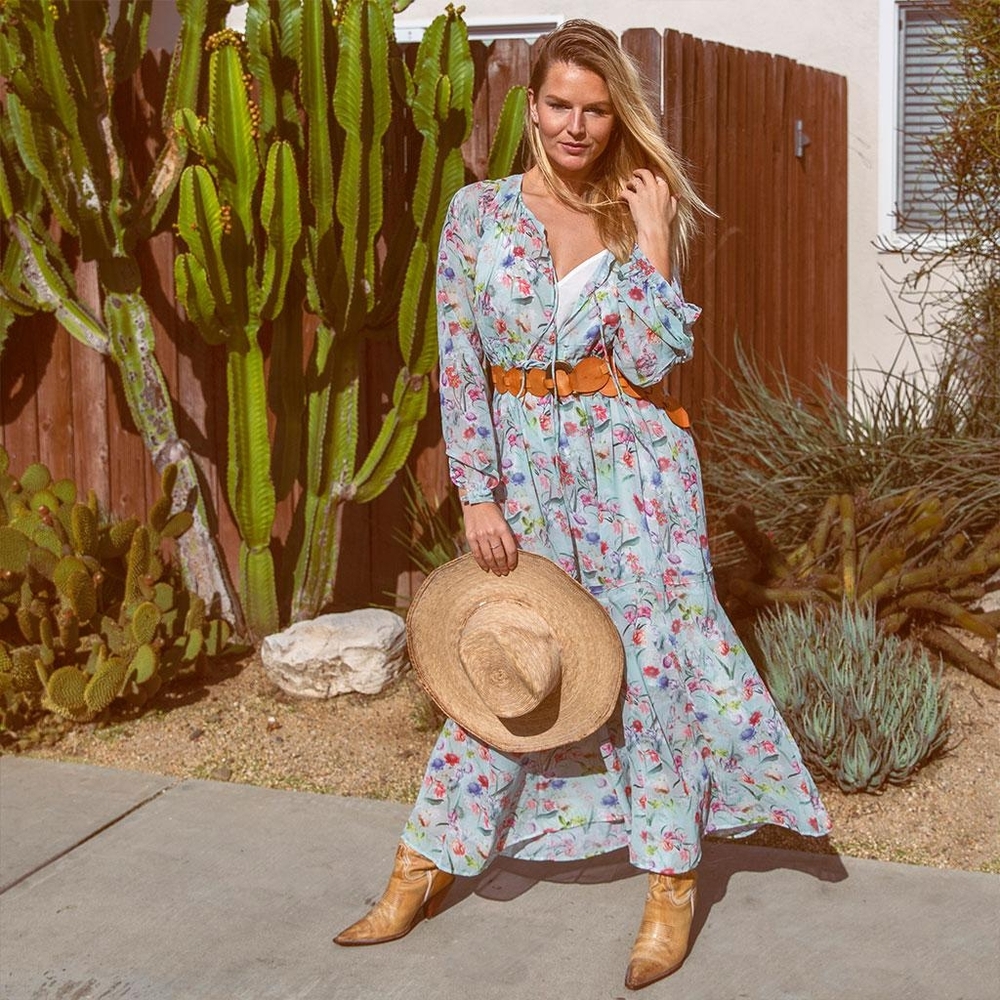 Leilani Georgette Dress by The Fox and The Mermaid